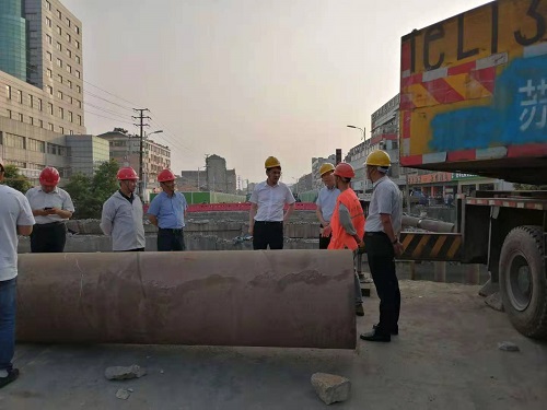 大慶路改造劉志明市長視察